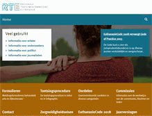 Tablet Screenshot of euthanasiecommissie.nl